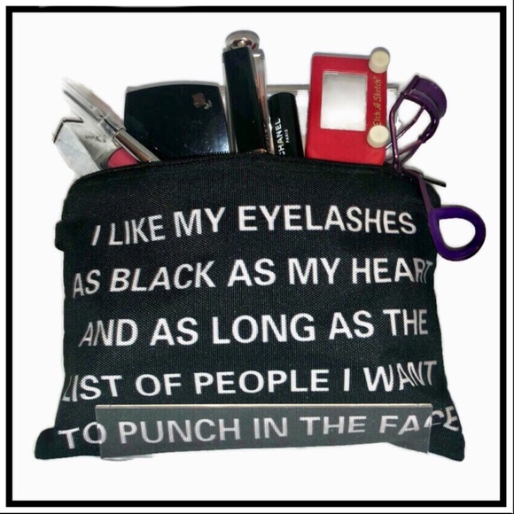 Macabre Makeup Bag: I Like My Eyelashes As Black … - Picture 4 of 9